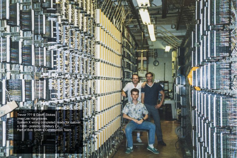 Trevor ???, Geoff Stokes and Lee Hargreaves